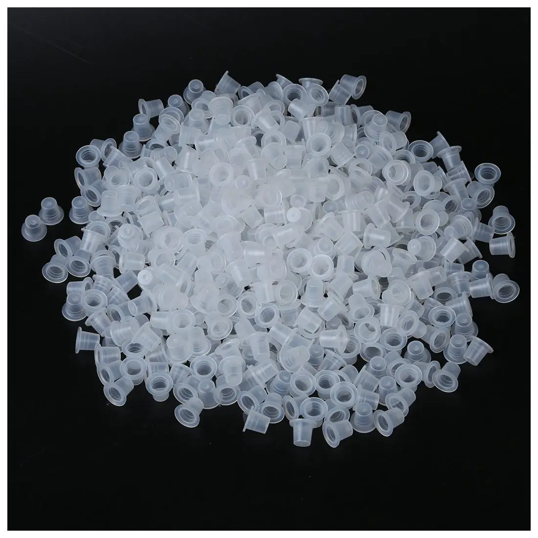 

500 Pcs 8mm Small Tattoo Ink Cups Caps for Needle Tip Grip Power Supply