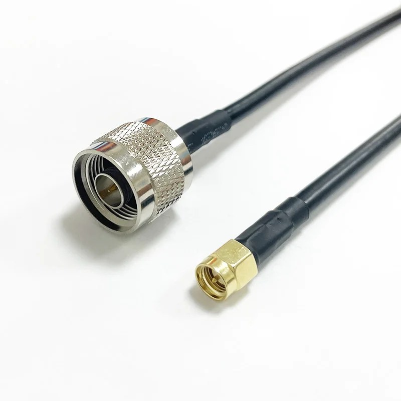 RG58 N Male to SMA Male Cable Low Loss SMA to N Cable 50 ohm for WiFi Router/GPS Receiver/Antenna