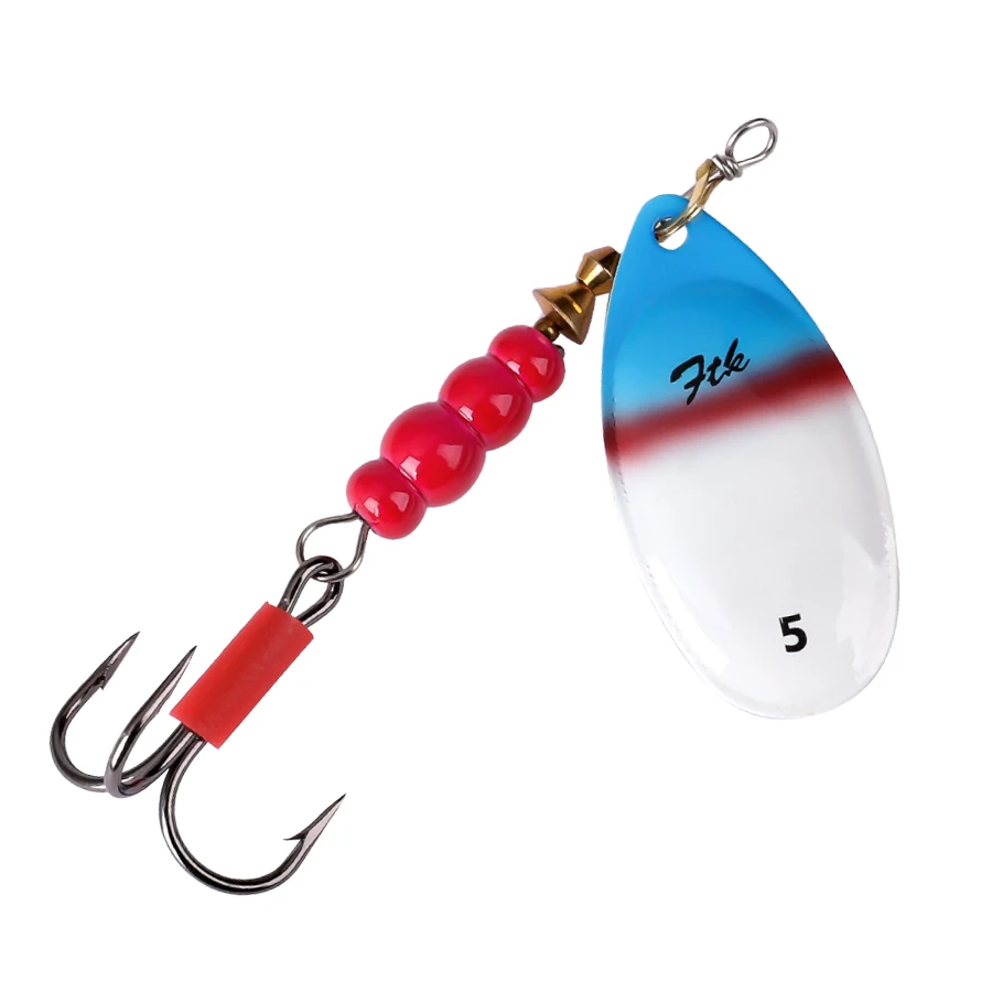 REI PEIXE-Metal Fishing Lure com Gancho Agudo, Isca Spinner, Iscas Hard, Tackle para Pike, Alta Qualidade, 5g, 8g, 11g, 15g