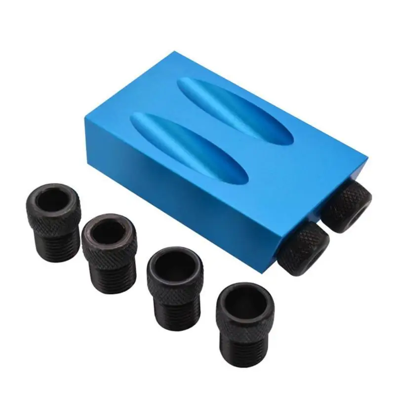 14PCS Diagonal hole positioning fixture 15 degree angle M6-M8-M10 Woodworking oblique hole metal drilling tool