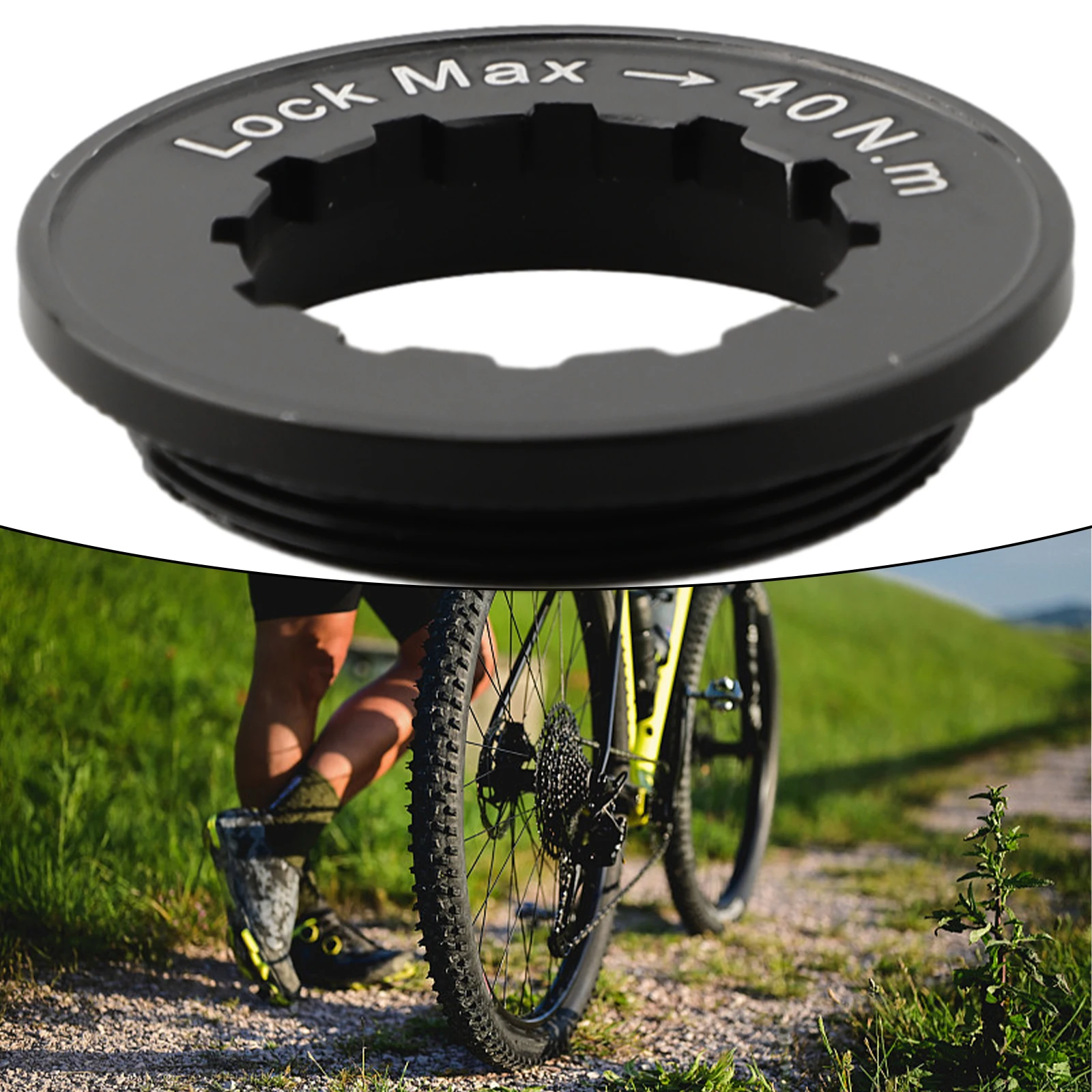 1 Pcs Bike Bicycle Centerlock Disc Brake Lockring 38x7.5mm For-Shimano Deore XTR XT SLX Cycling Lock-Ring Accessories