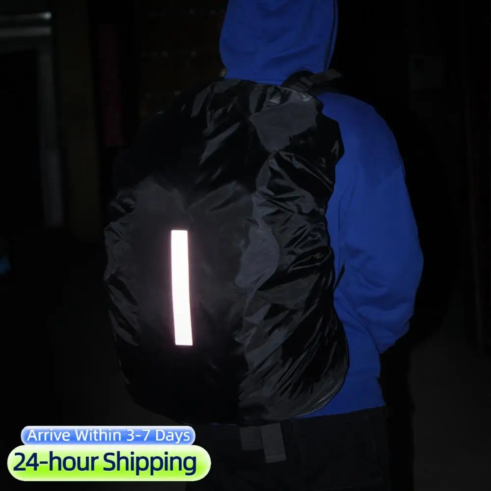 Funda impermeable para mochila, cubierta para mochila, Protector de lluvia ultraligero para mochila, reflectante portátil para viajes al aire libre