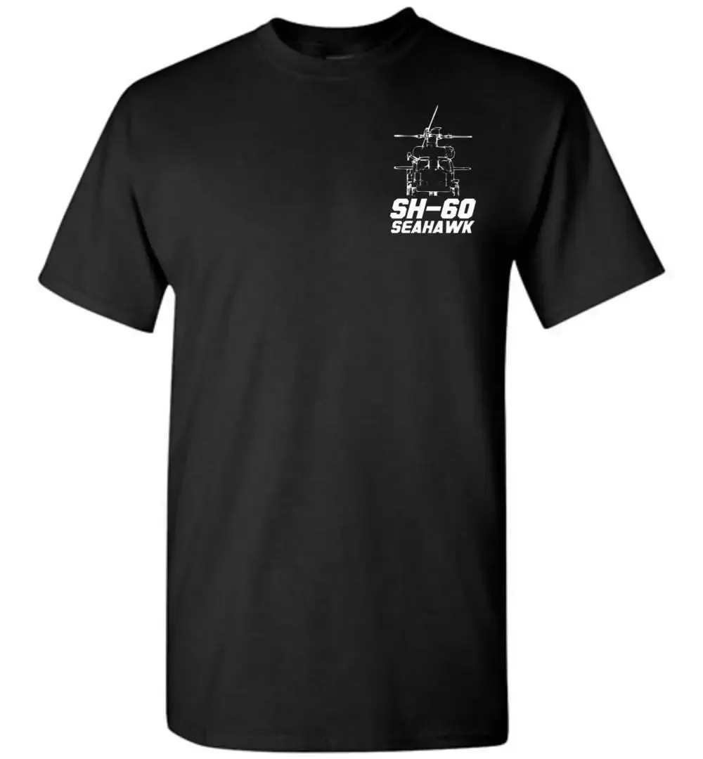 Camiseta Naval SH-60 Seahawk Shipborne Helicópteros. Camiseta de algodón de verano de manga corta con cuello redondo para hombre nueva S-3XL