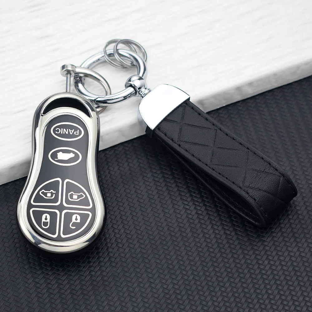 For Chrysler Prowler Town & Country Voyager Caravan Grand Garavan 6 Button TPU Remote Key Shell Case Car Key Housing Fob