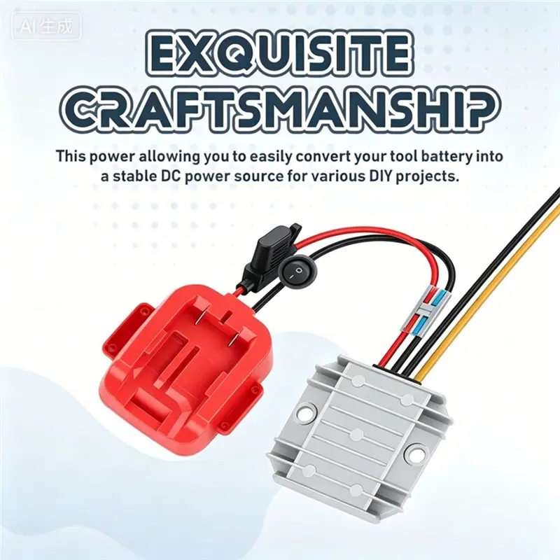 AB41-Buck Converter Regulator With Fuse Switch 20V To 12V Step Down Converter For 20V Lithium Battery