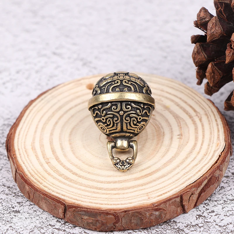 Nouvelles mini clochettes porte-bonheur chinoises en laiton, breloques artisanales pour bracelet, chevillère, fournitures de fabrication de bijoux DIY faits à la main