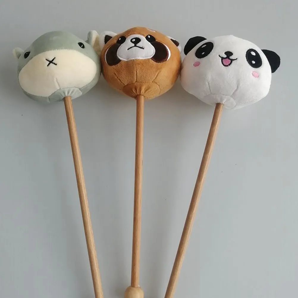 

5Pcs Massage Hammer Knocking Body Massager Cartoon Colorful Long Handle Massage Stick Relieve Fatigue Promote Circulation