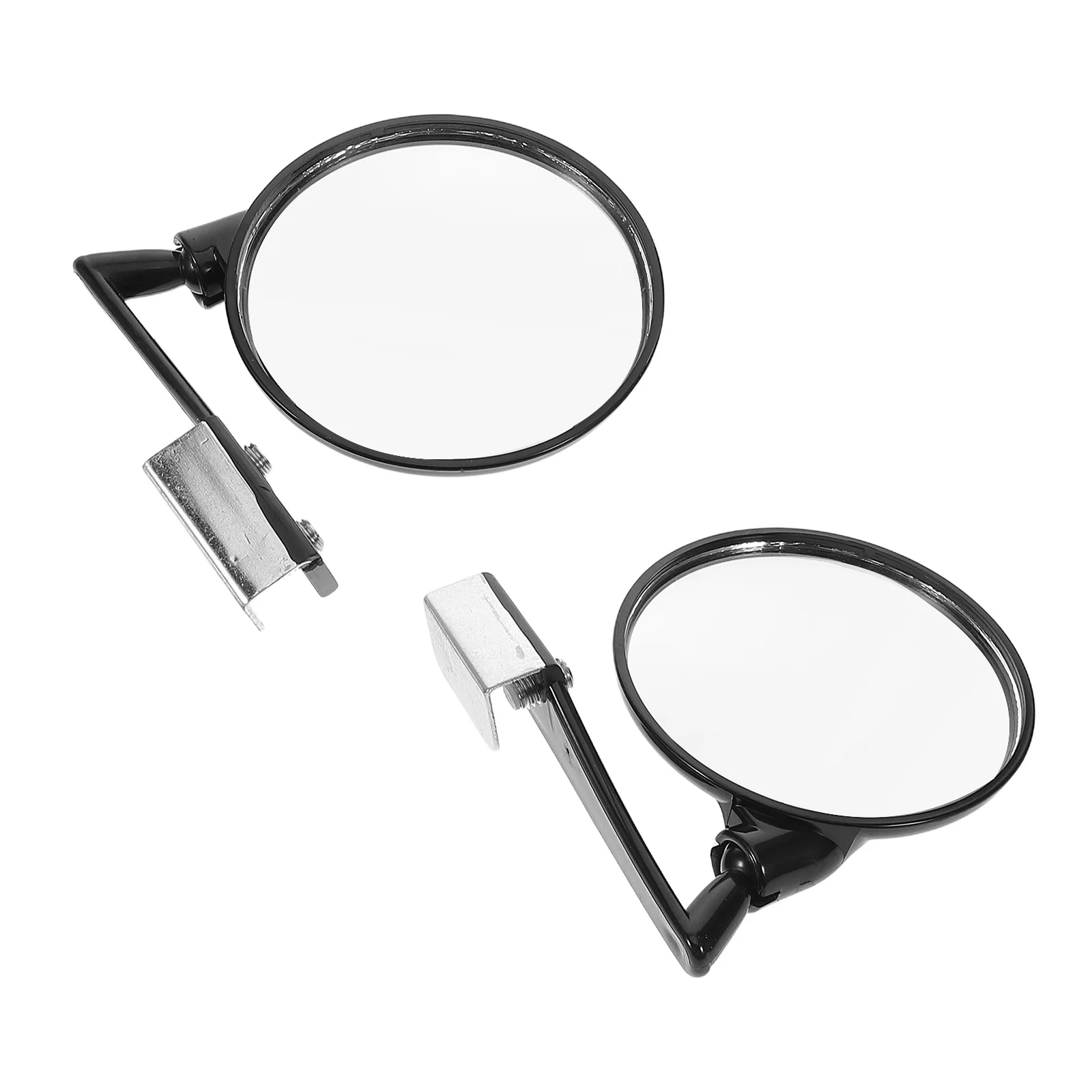 

2Pcs Wide Angle Auxiliary Mirror for Cars Blind Driving Experience Universal Mount Rear View Safety
