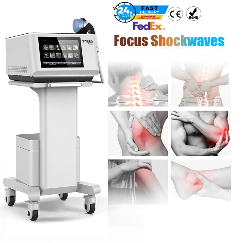 New SWEED Focused Shockwave Therapy Machine for Pain Relief, Physiotherapy, Sports Recovery and ED Treatment
