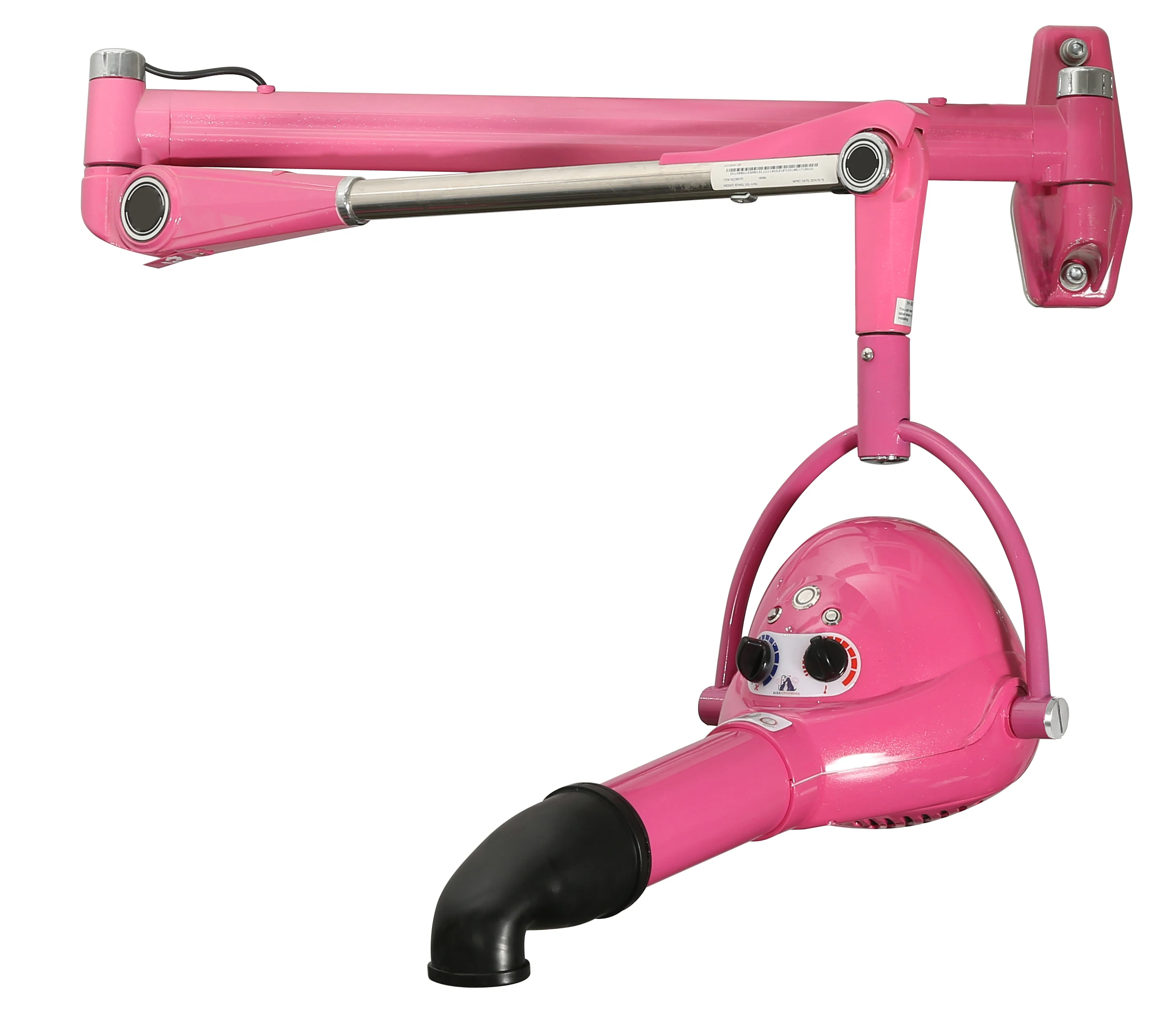 TD-905 Pet Hair Dryer Ionic Wall-hanging Dryer Pink AEOLUS Pet Blower Hair Dryer