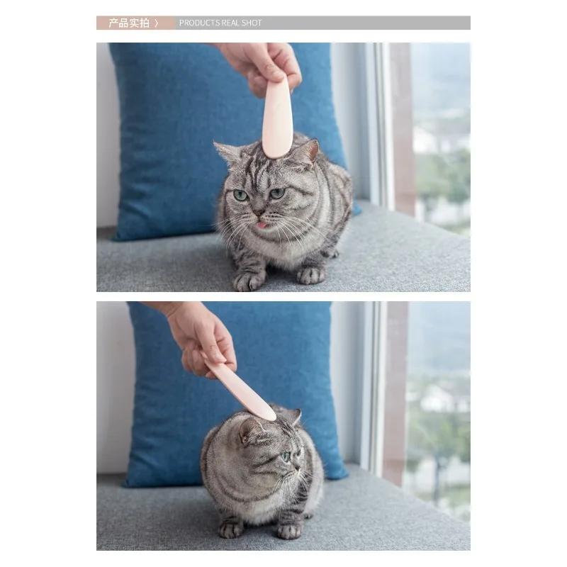 

Cat Tongue Grooming Brush for Shedding Control Massage Brush British Hair Cat Comb Removes Loose Fur Tool Pet Grooming Supplies