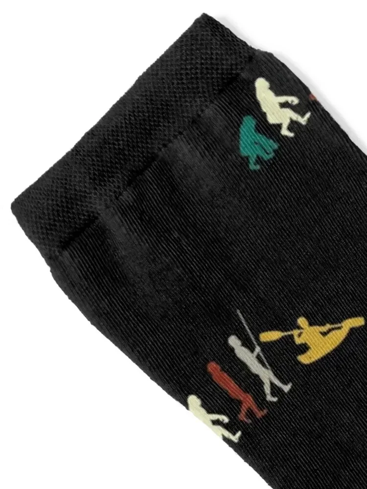 Canoe kayak evolution paddler kayaker gift canoeing Socks funny gifts gifts Mens Socks Women's