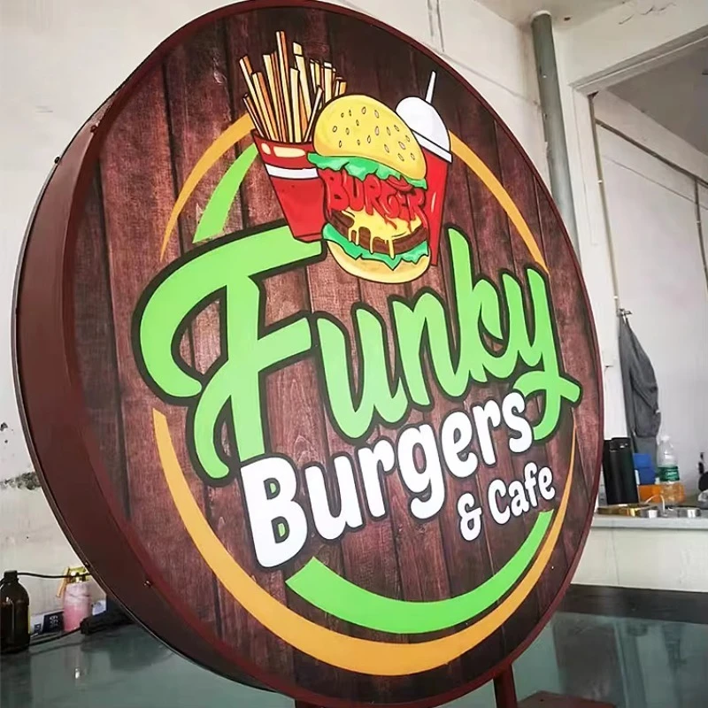 مخصص 3D مضيئة قناة رسالة الفولاذ المقاوم للصدأ تسجيل أدى الإعلان شعار الاكريليك LED ضوء مربع #4