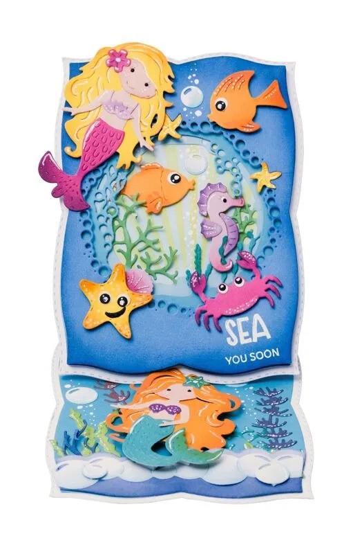 Basic Planner Sharona Sunburst Under Sea Weeds Santa Birdhouse Metal Cutting Die Silicone Stamp Scrapbooking Stencil Photo DIY