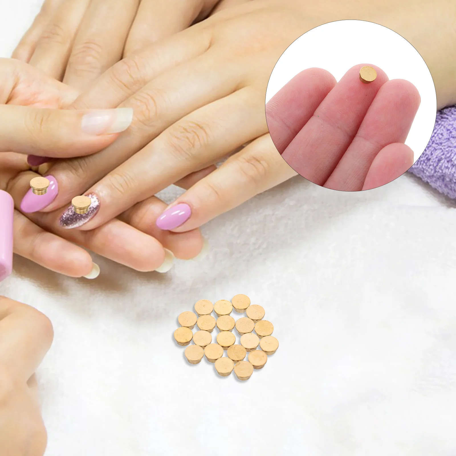 

20 шт. вращающихся металлических шпинделей для нейл-арта, универсальные высокоскоростные вращающиеся кольца для декора ногтей, инструменты для салона и домашнего использования