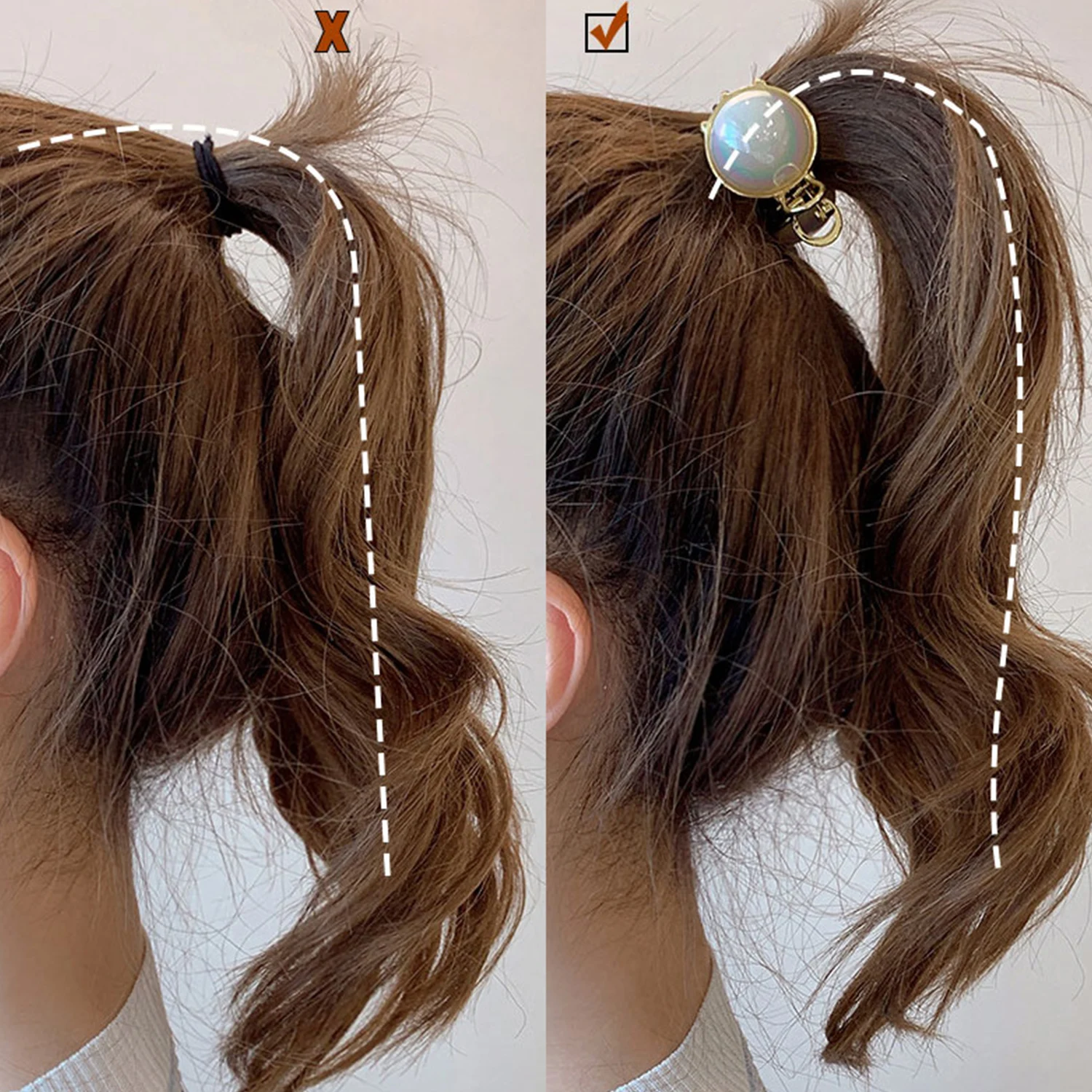 

Sweet Mini Round Pearl Hair Clips For Women Girls Hair Claw Chic Barrettes Claw Crab Hairpins Styling Fashion Hair Accessories