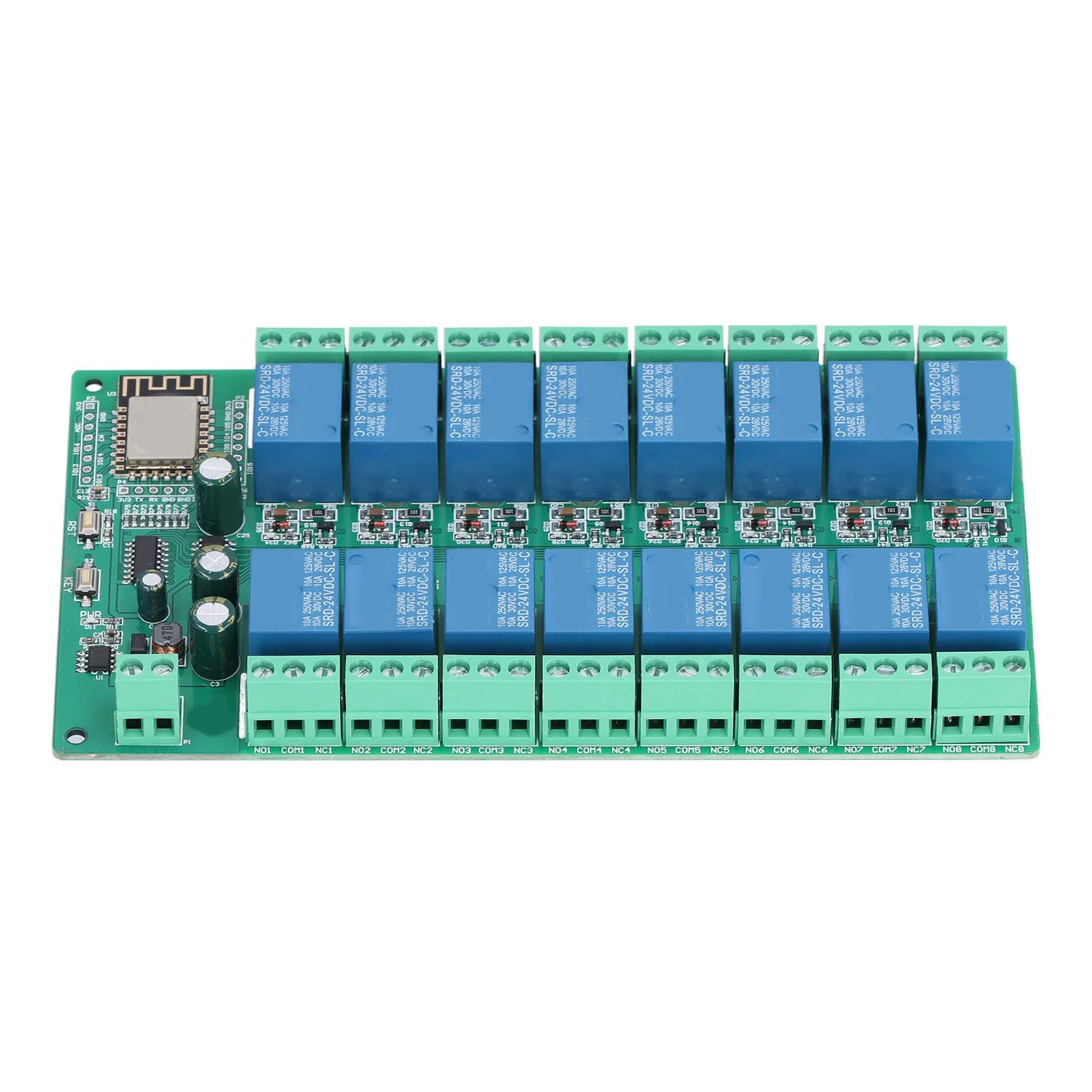 Relay Module 16 Channel WiFi Remote Control Development Board DC 24V for ESP8266
