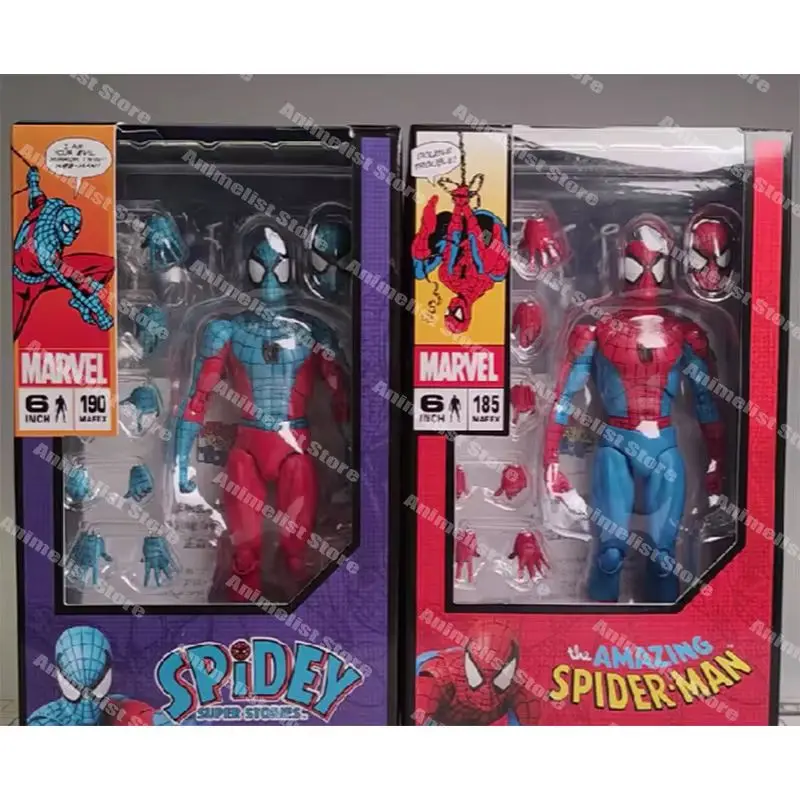 Web Man Action Figure Spiderman Figurine Mafex 190 185 Fumetti Ct Giocattoli L'incredibile Spider-Man Anime Modello Collezione Regali Giocattoli