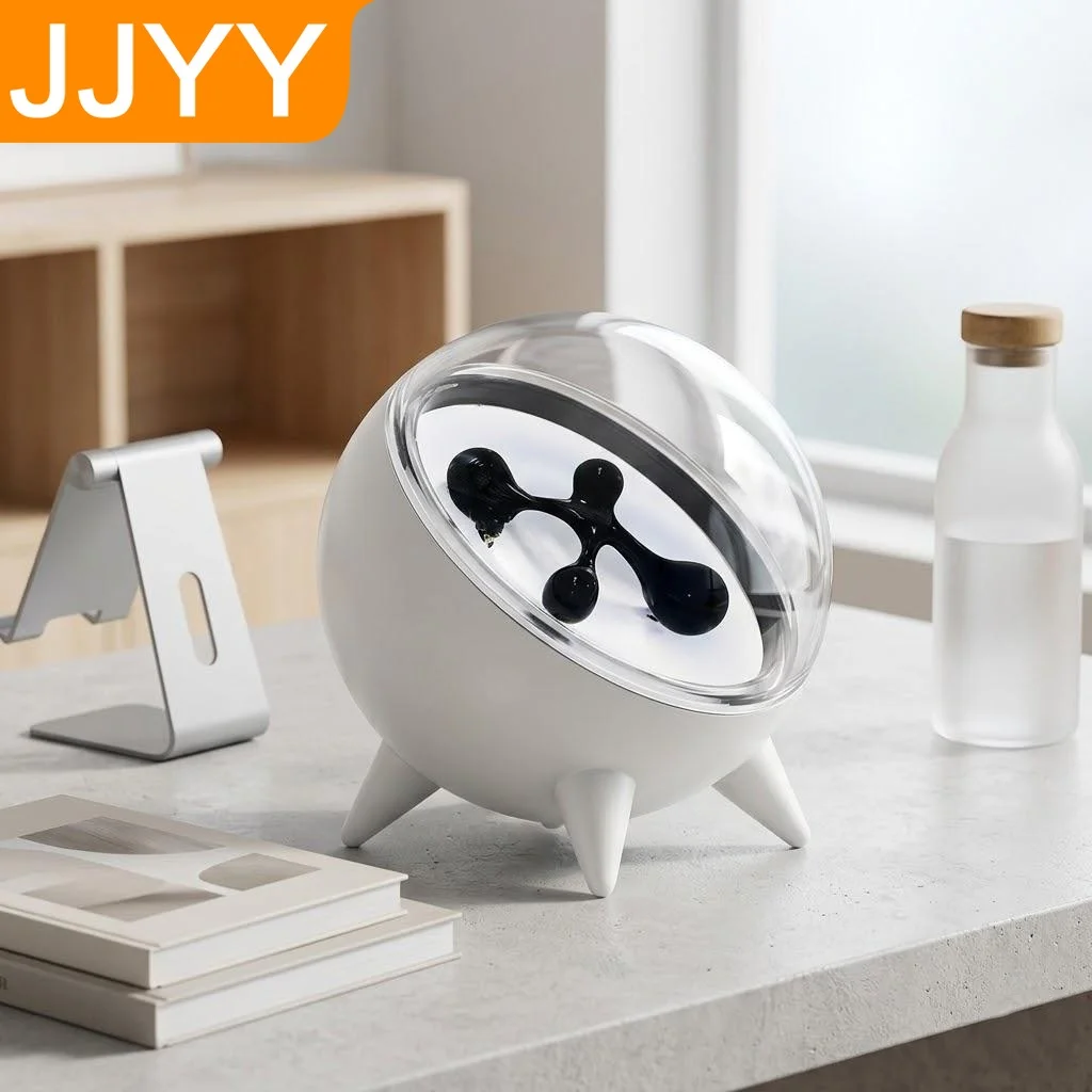 

Музыкальная лампа с магнитной жидкостью, LED-визуализация ритма, декор для стола, компаньон для чтения, домашний декор, ночник