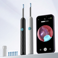 Visual Ear Camera Ear Cleaning Endoscope HD1080P 4.2MM WIFI Ear Pick 6 LEDs Portable Digital Ear Wax Removal Tool Ear Spoon Case