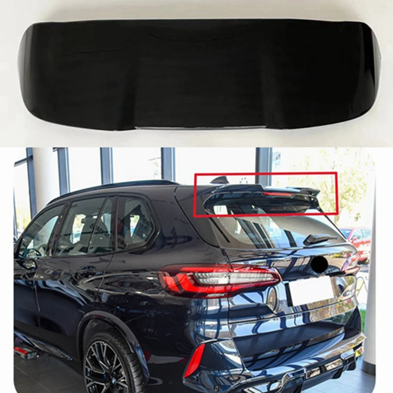 ABS Glossy black Rear Trunk Lip Spoiler Top Wing FOR BMW X5 G05 Upgrade X5M Style Spoiler 2018-2021