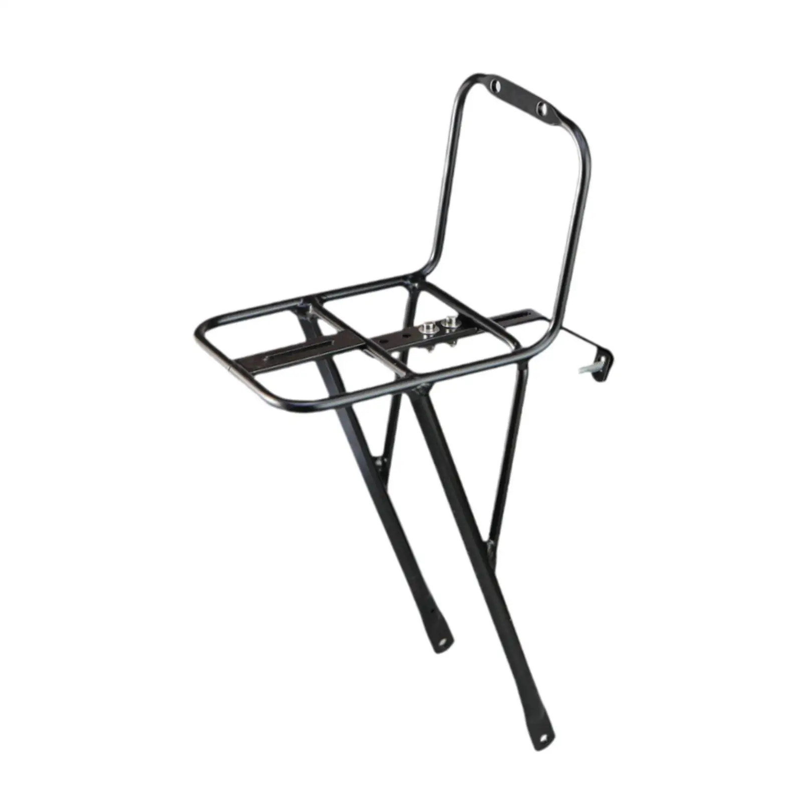

Aluminum Alloy Bike Front Pannier Rack Foldable Luggage Carrier for Folding Bikes and Mountain Riding