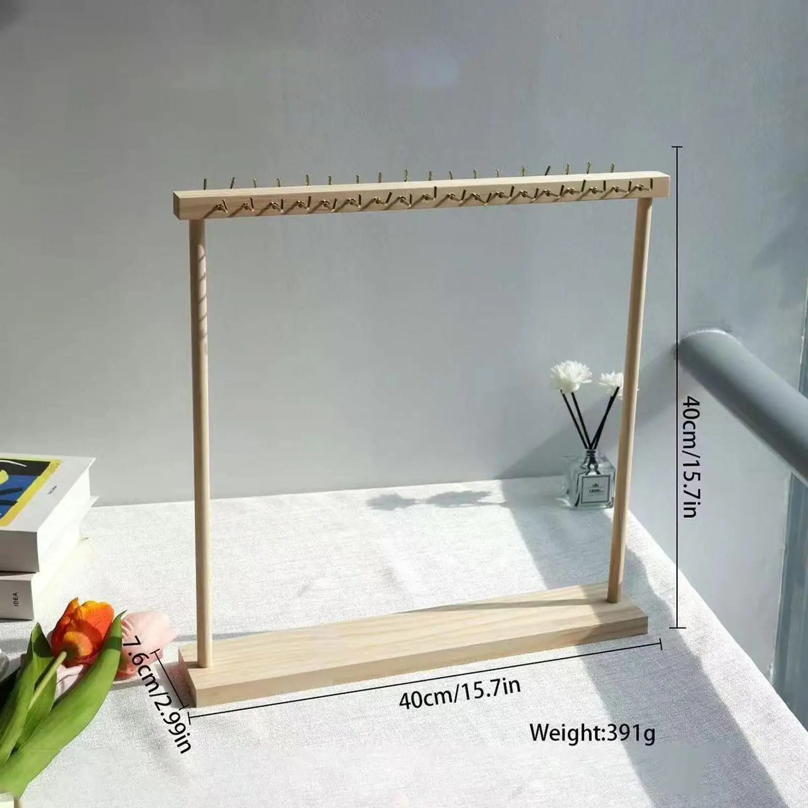 

Necklace Display Holder Necklace Organizer Decorative Storage Bracelet Hanging Organizer for Keychain Earrings Bangles Watch