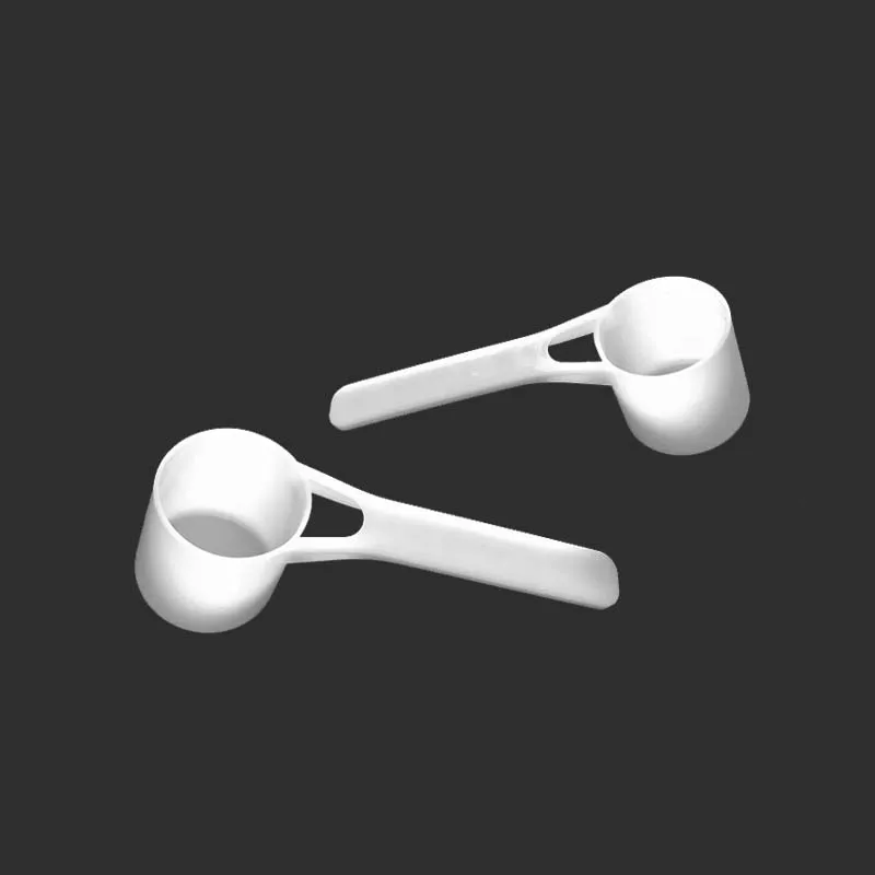 

100pcs/lot Food Grade 8 gram Plastic Dosing Scoop 8g 16ML PP Measuring Spoon - Free shipping