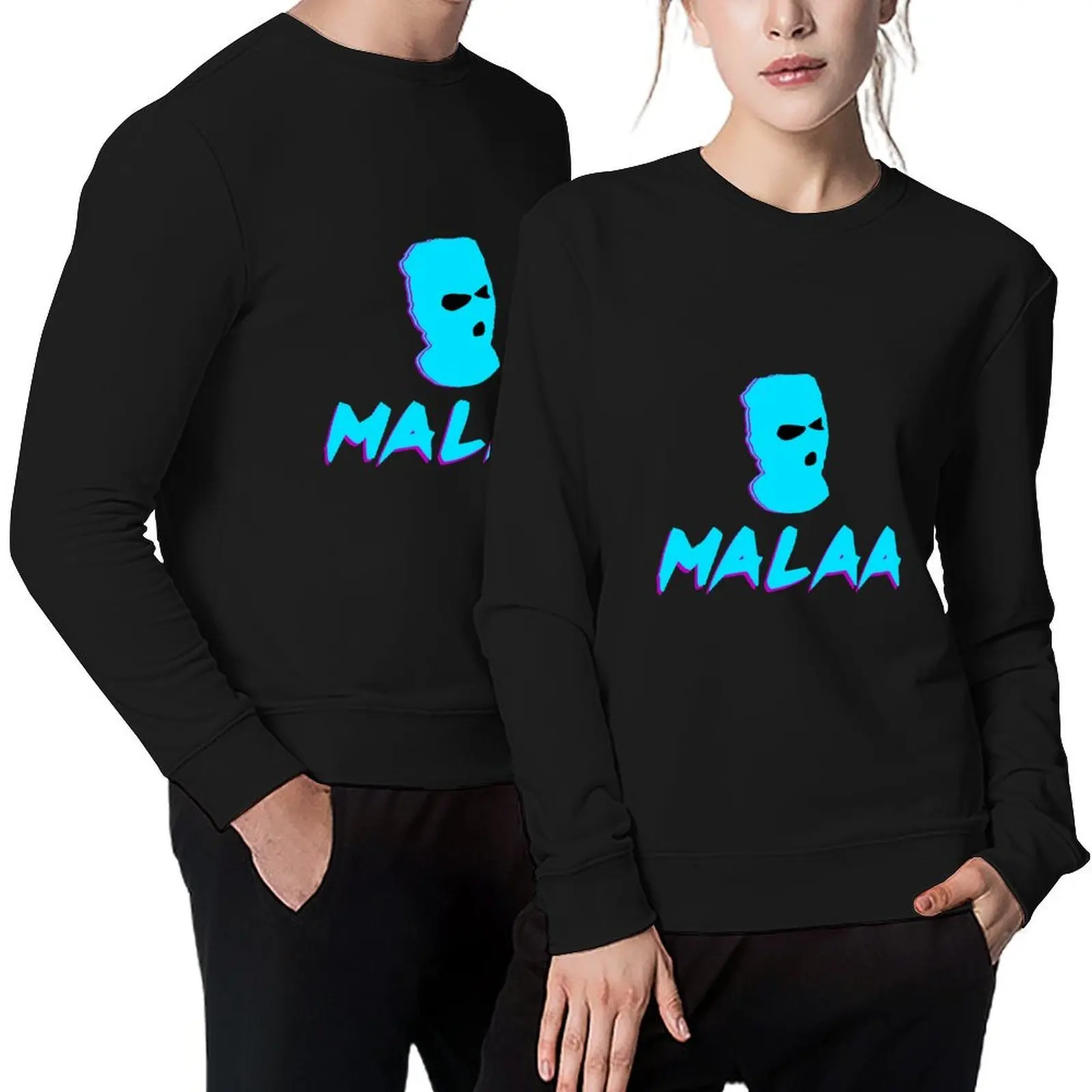 

Malaa - DJ - COLORFUL Pullover graphic t shirts men japanese style winter clothes autumn new products sweatshirt men