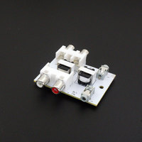 GHXAMP Permalloy Audio Ground Loop Isolator - Eliminates Hum/Buzz for Car Stereo, Bluetooth, PC (60x45x15mm)