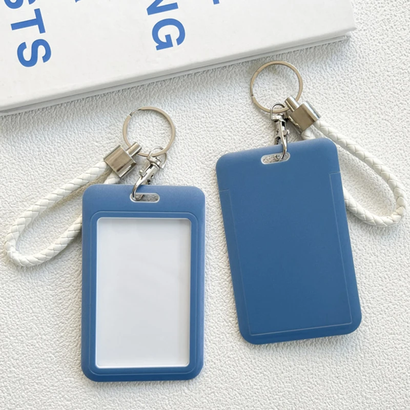 INS Bus Card Protective Cover Macaron Color Student Meal-card Campus Access Card ID Card Cardcase Portable Convenient Cover