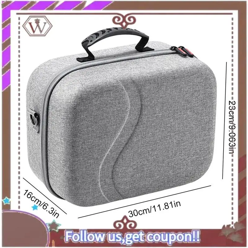 أحدث حقيبة حمل VR لـ Meta Quest 3S مقاومة للصدمات نظارات الواقع الافتراضي حقيبة سفر لملحقات Quest 3S VR