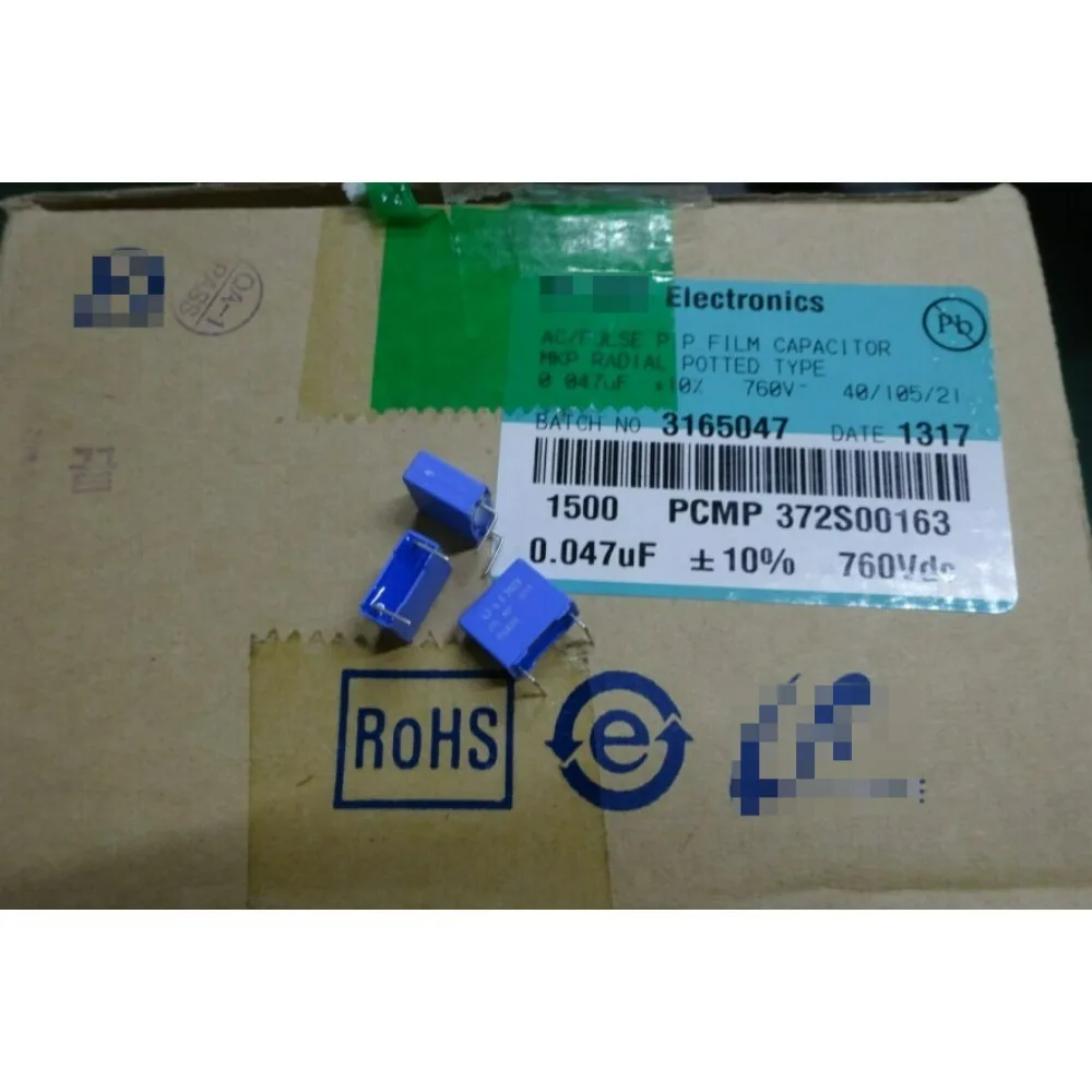 

10PCS MKP372 0.047uf/760v 47nf 473 new 10mm film capacitor