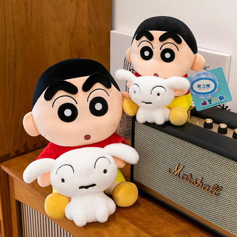 30CM Kawaii Crayon Shin-chan Pluszowe Zabawki Urocze Miękkie Wypchane Lalki Dekoracyjne do Pokoju Poduszka dla Dzieci Prezent na Urodziny Boże Narodzenie
