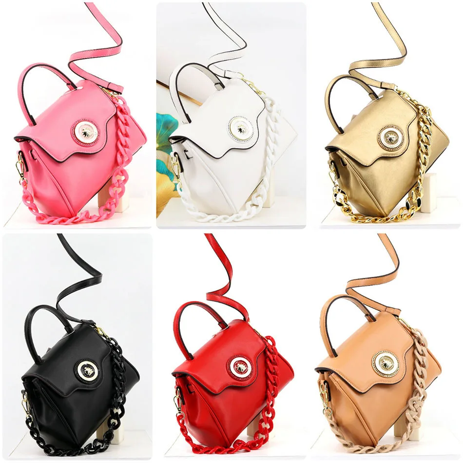 VM FASHION KISS Women\'s Bags 2024 Trends Luxury Design Acrylic Chain Handbag Super Move Shoulder Bag High Quality Crossbody Bag