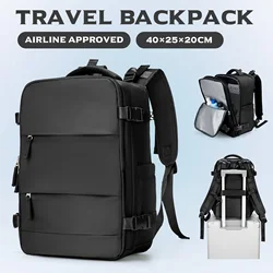 Travel Backpack for Women Men Vacation Style Airline Approved 40*20*25cm, Casual Business Work Bag Carry On Backpack Daypack