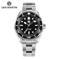 San Martin 41.5mm 8215 8315 Mechanical Wristwatches Automatic Men Watches Sport Bracelet 20ATM Luminous Montre Homme SN0036