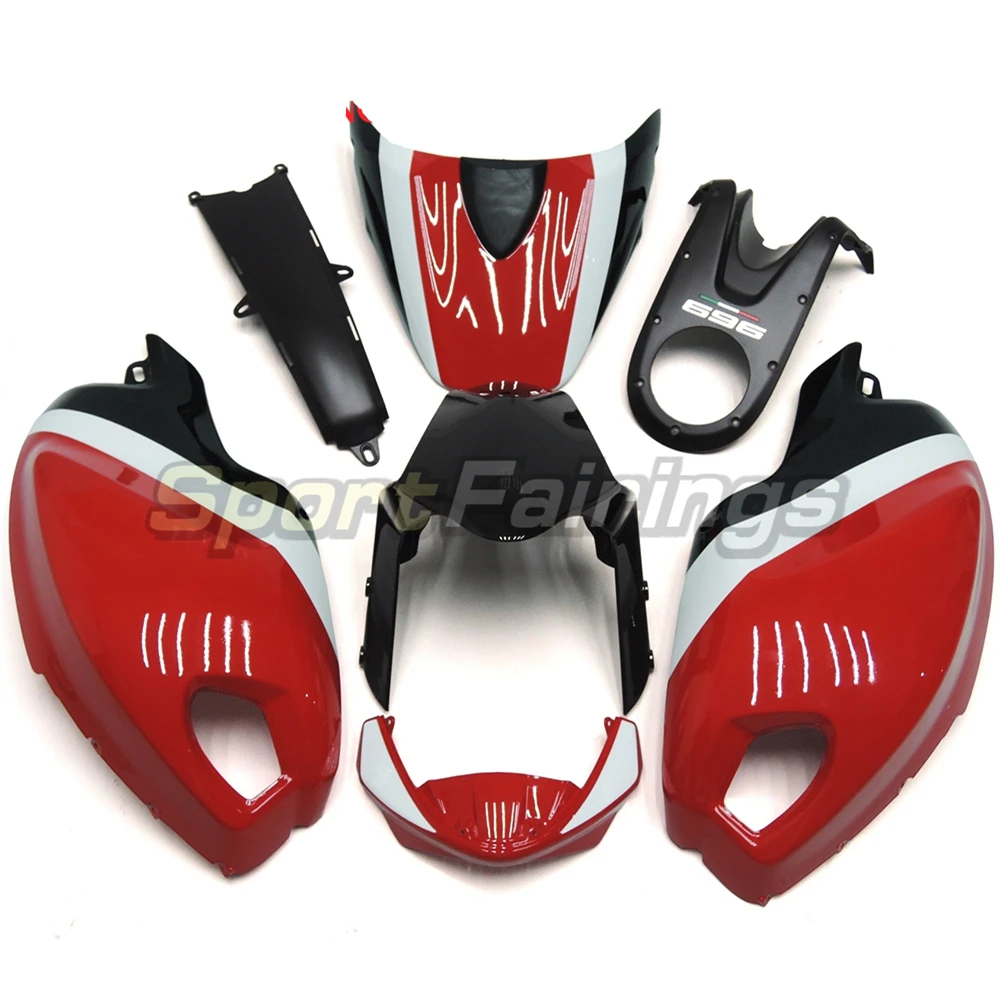 for Monster 696 796 1100 1100S EVO 2009-2015 Injection ABS Plastics Full Fairings Kit Mold Replace Accessories