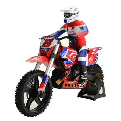 Skyrc Super Rider Sr5 1/4 Scale Red Rtr Rc Motor Bike Remote Control Ready To Run Motorcycle Battery For Boys Gifts Th02600-SMT7