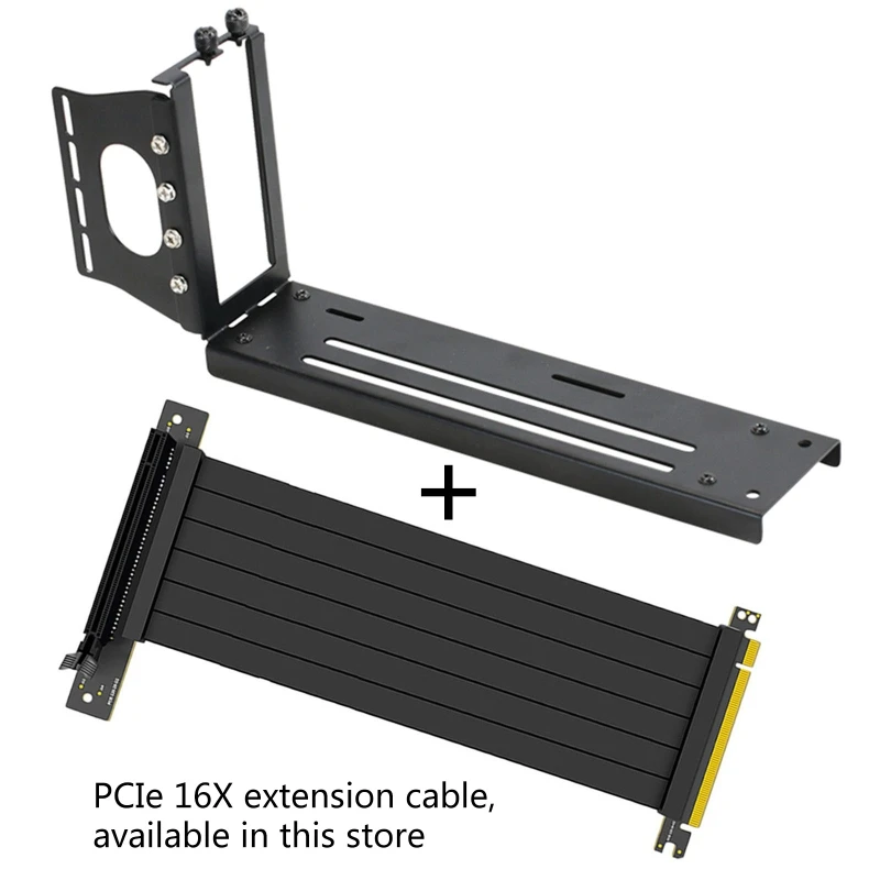 

E9LB PCI-E Riser Видеокарты для ПК Вертикальная подставка Вертикальный держатель кронштейна для графического процессора с 3070