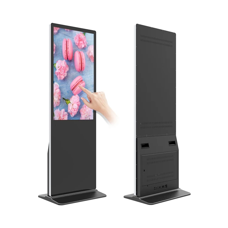 GPX 43 55 Inch Vertical LCD Panel Stand Advertising Display LED Advertising Machine Full HD Big Advertising Screen