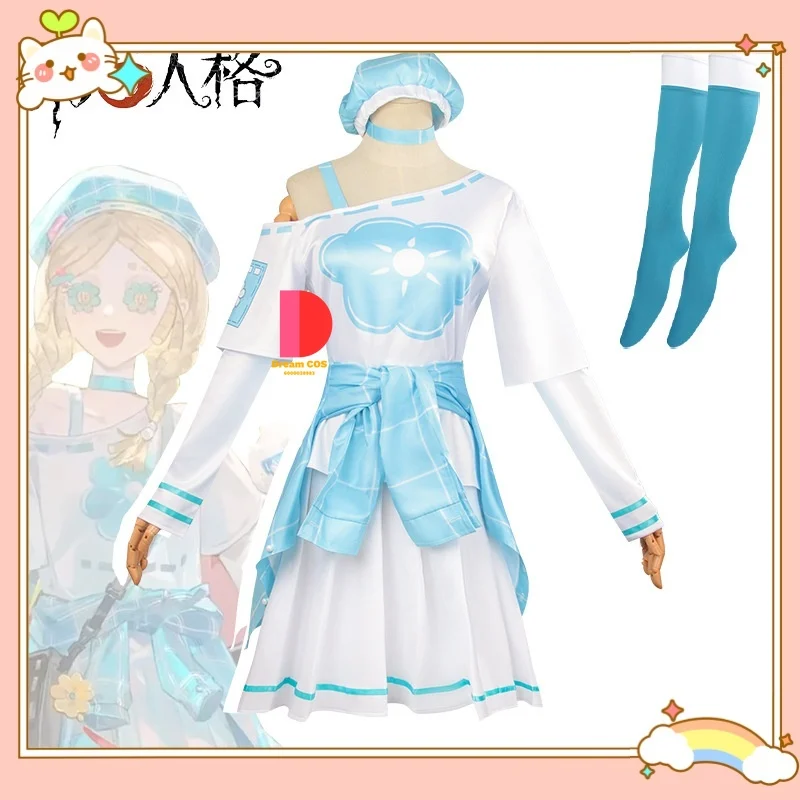 

Identity V Annie Lawson's Collaboration with The Toy Manufacturer Two-dimensional Anime-inspired Costumes Beautiful Blue Dress
