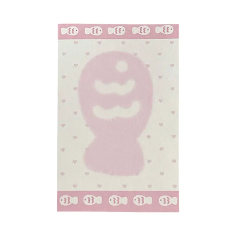 Korean INS Kawaii Pink Cat Memo Pad Cute Student Loose Leaf Message Notepad Girl Mini Pocket Planner Scrapbook Material Paper