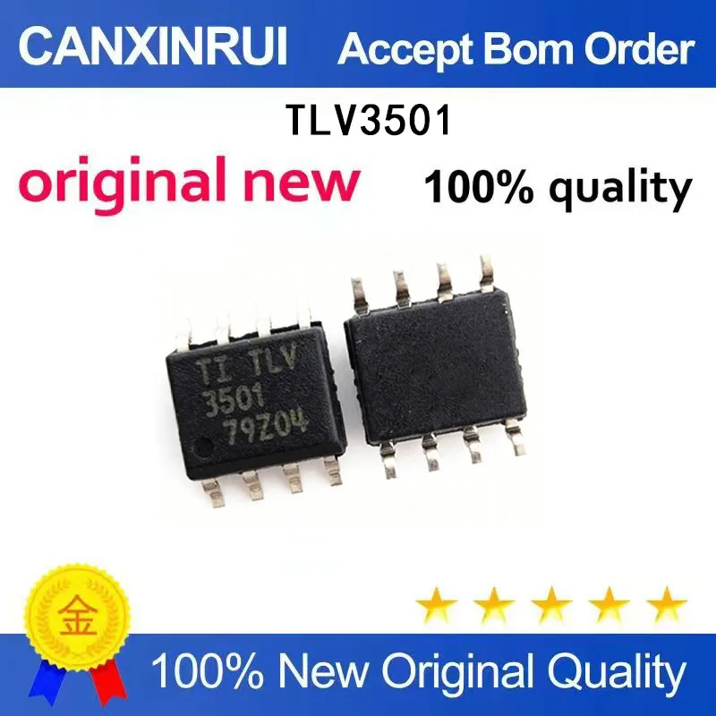 

(5-100 Pieces) New original TLV3501AIDR TLV3501 package SOP-8 analog comparator IC chip integration