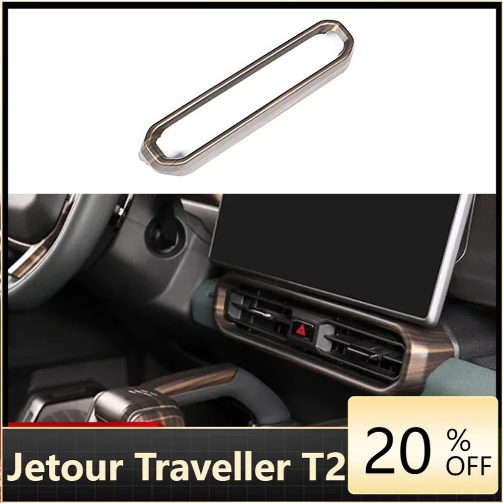 

Fit for cherry Jetour Traveller T2 Styling Central Control Air Outlet Panel Cover Decorative Protection Frame