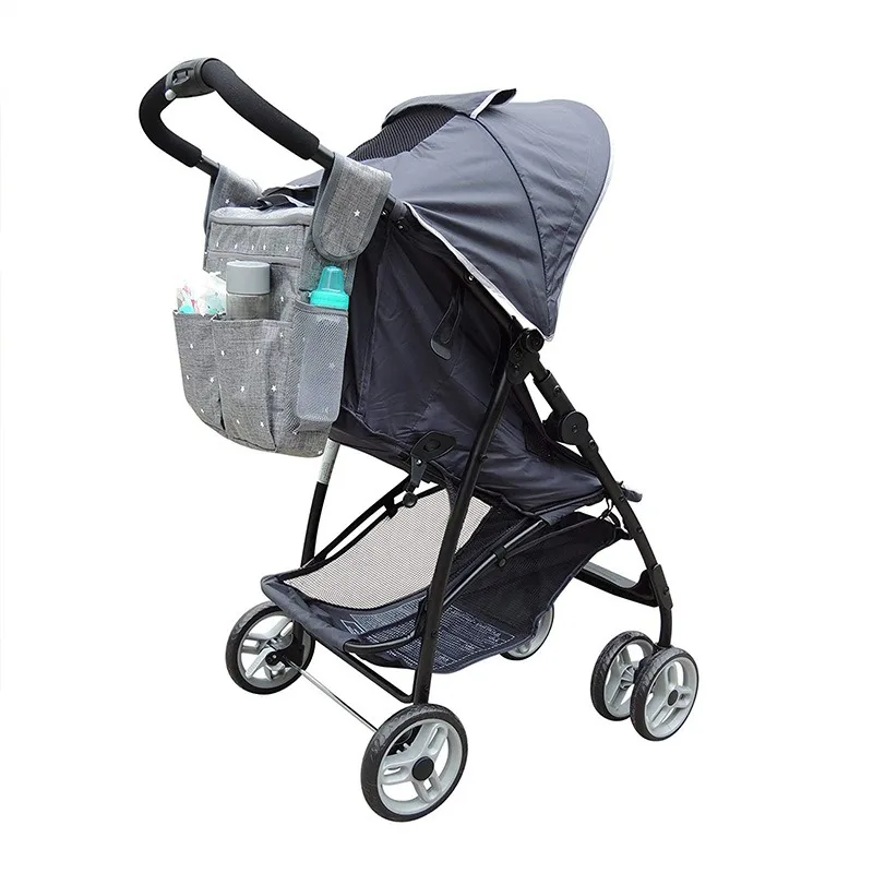 Mommy Diaper Bags Baby Stroller Hanging Bag Mother Large Capacity Travel Mommy Bag for Stroller Convenient Baby Nursing Bags