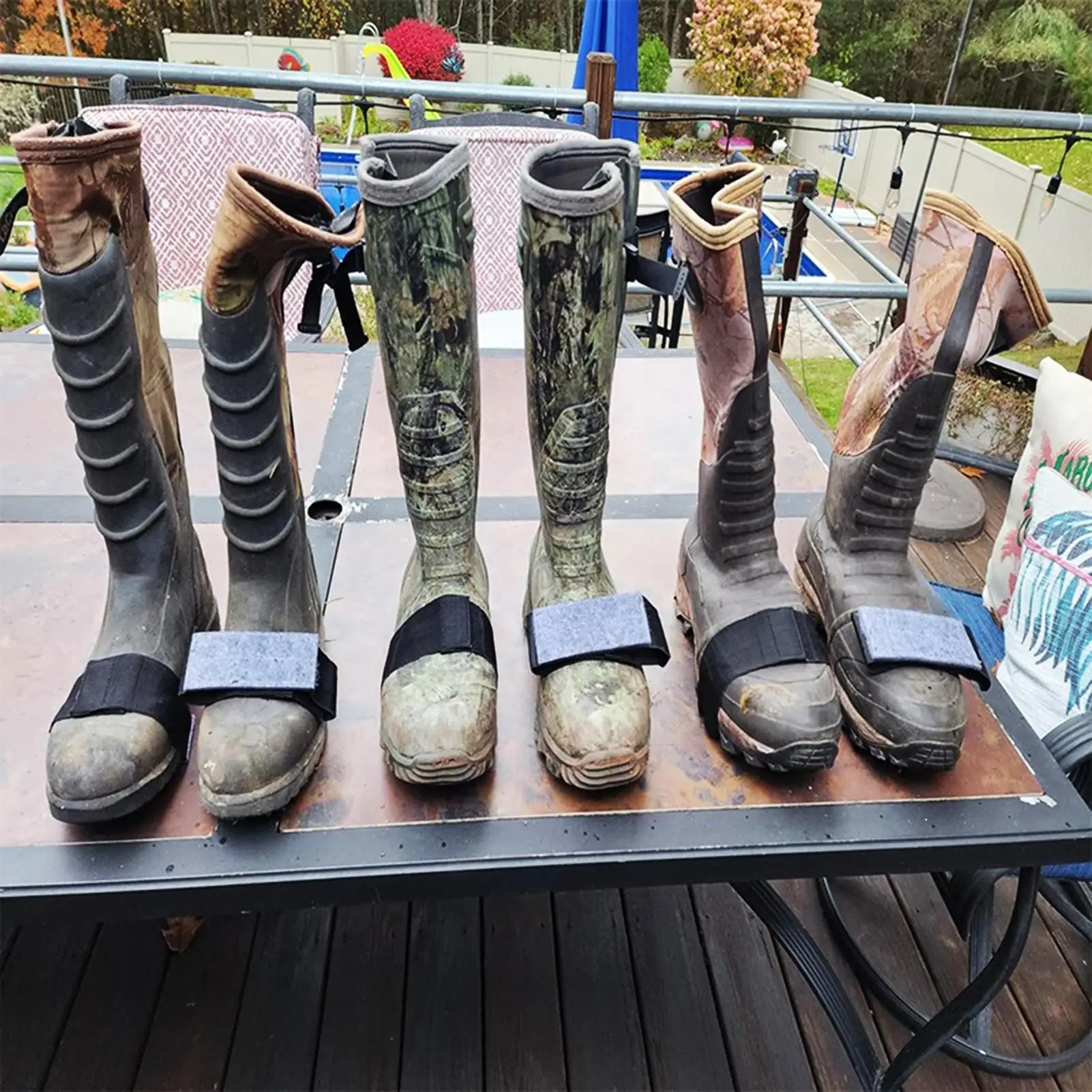 Deer Hunting Gear Felt Long-Lasting Thick Reusable Absorbent Bait 8-Piece Deer Hunting Shoe Scent Pad For Adults Men Women
