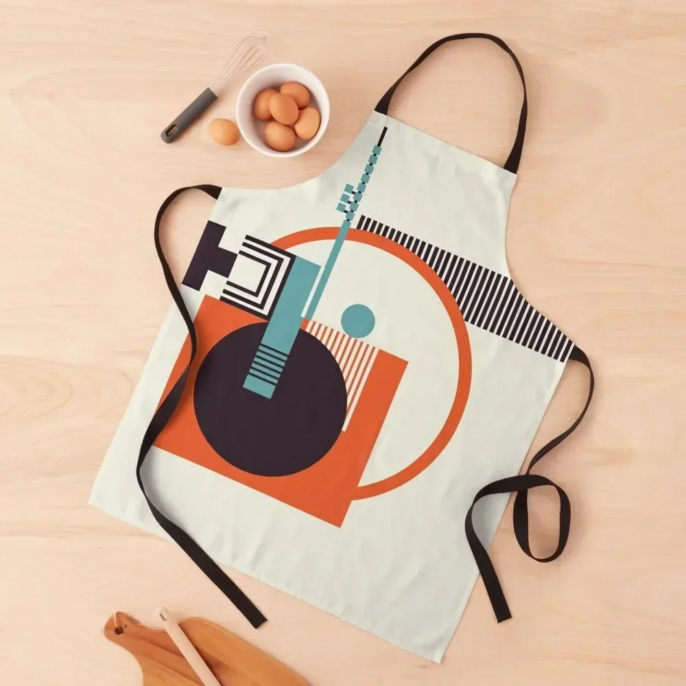 

Bauhaus Composition #13 Apron Home Supplies men's barbecue Manicurists Home Cleaning Apron
