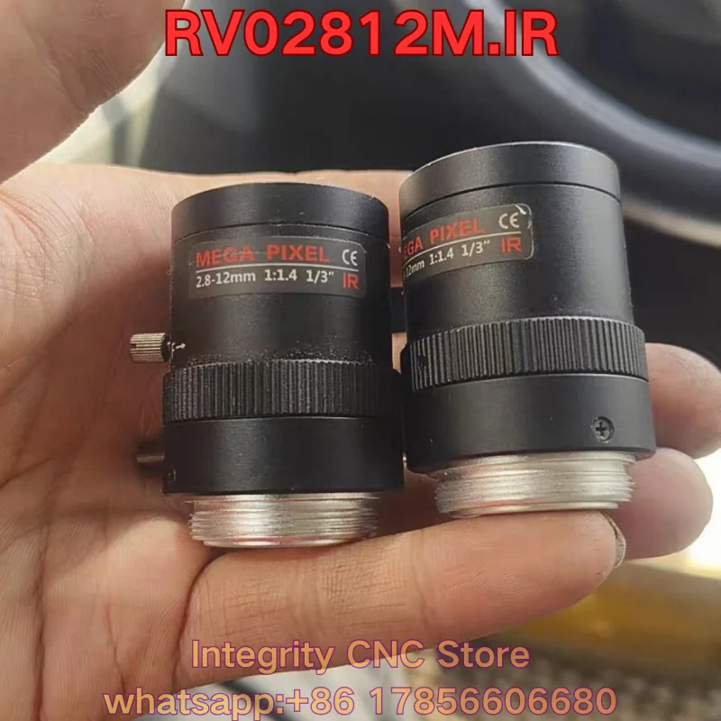 Second-hand RV02812M.IR industrial camera lens 2.8-12mm 1/3 F1.4 functional test normal