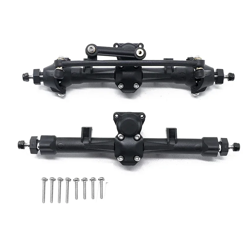 

Front and Rear Portal Axle Set for 1/24 RC Crawler Car Metal Complete Axial SCX24 Gladiator Bronco C10 Deadbolt JLU